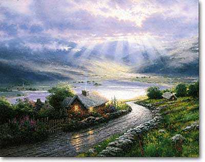 Emerald Isle Cottag by Thomas Kinkade Pricing Limited Edition Print image