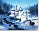Moonlit Sleigh by Thomas Kinkade Pricing Limited Edition Print image