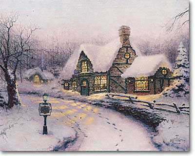 Olde Pfield Gif by Thomas Kinkade Pricing Limited Edition Print image
