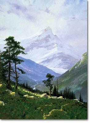 Spring In Alps by Thomas Kinkade Pricing Limited Edition Print image