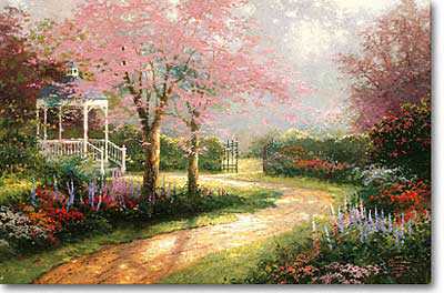 Morning Dogwood by Thomas Kinkade Pricing Limited Edition Print image