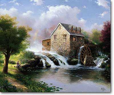 Blessings Summer by Thomas Kinkade Pricing Limited Edition Print image