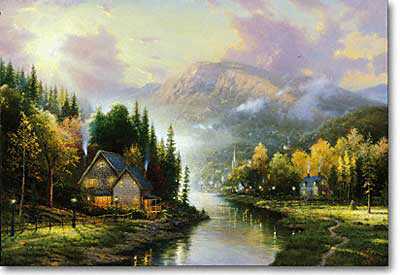 Simpler Times I by Thomas Kinkade Pricing Limited Edition Print image