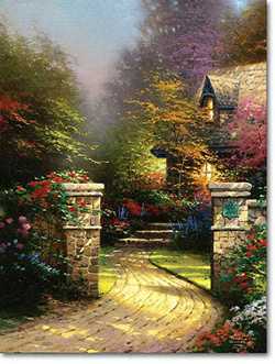 Rose Gate by Thomas Kinkade Pricing Limited Edition Print image