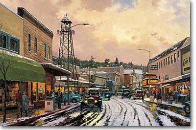 Main St Matinee by Thomas Kinkade Pricing Limited Edition Print image