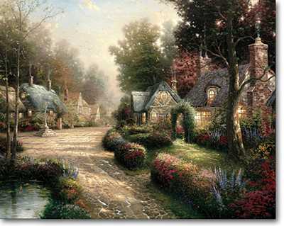 Cobblest Lane I by Thomas Kinkade Pricing Limited Edition Print image