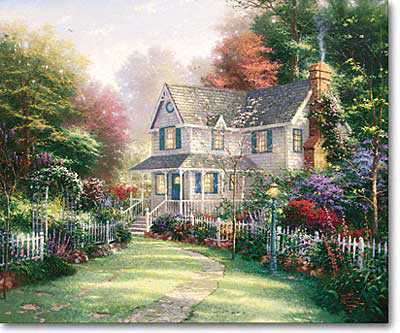 Vict Garden Ii by Thomas Kinkade Pricing Limited Edition Print image