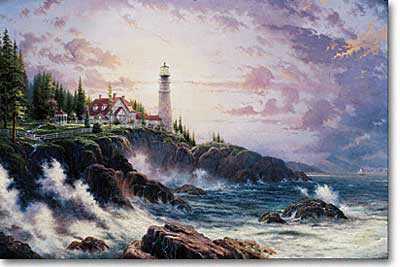 Clearing Storms by Thomas Kinkade Pricing Limited Edition Print image