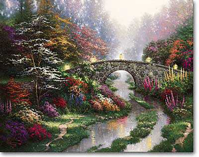 Stillwater Bridge by Thomas Kinkade Pricing Limited Edition Print image