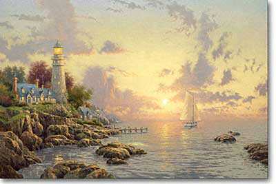 Sea Tranquility by Thomas Kinkade Pricing Limited Edition Print image