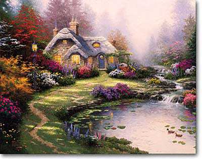 Everetts Cottage by Thomas Kinkade Pricing Limited Edition Print image