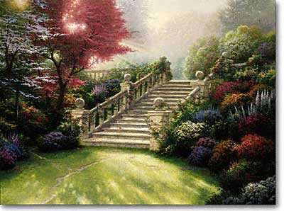 Stairway Paradise by Thomas Kinkade Pricing Limited Edition Print image