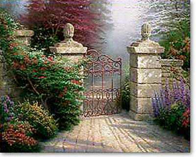 Open Gate by Thomas Kinkade Pricing Limited Edition Print image