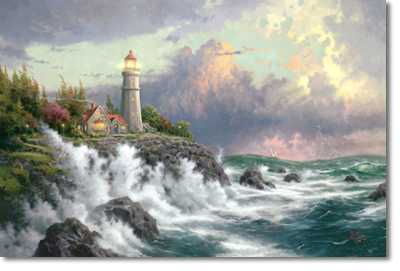 Conq Storms by Thomas Kinkade Pricing Limited Edition Print image