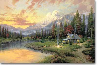 Evening Majesty by Thomas Kinkade Pricing Limited Edition Print image