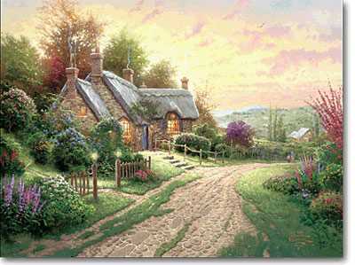 A Peaceful Time by Thomas Kinkade Pricing Limited Edition Print image