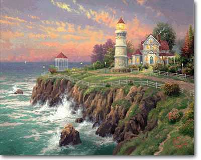 Vict Light by Thomas Kinkade Pricing Limited Edition Print image