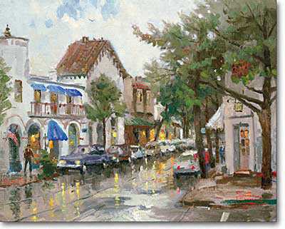 Rainy Day Carm by Thomas Kinkade Pricing Limited Edition Print image