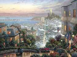 Sf Lombard St by Thomas Kinkade Pricing Limited Edition Print image