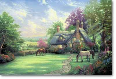 A Perf Summer Day by Thomas Kinkade Pricing Limited Edition Print image