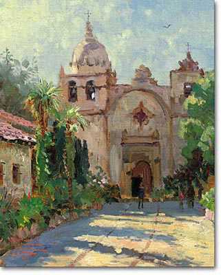 Carmel Mission by Thomas Kinkade Pricing Limited Edition Print image