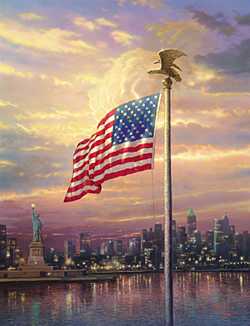 Light Freedom by Thomas Kinkade Pricing Limited Edition Print image