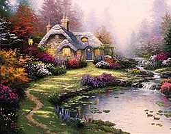 Everetts Cottag by Thomas Kinkade Pricing Limited Edition Print image
