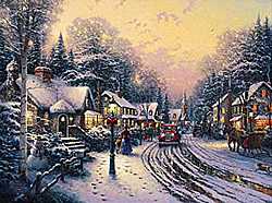 Village Christ by Thomas Kinkade Pricing Limited Edition Print image