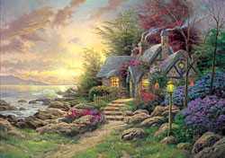 Seaside Hideaw by Thomas Kinkade Pricing Limited Edition Print image