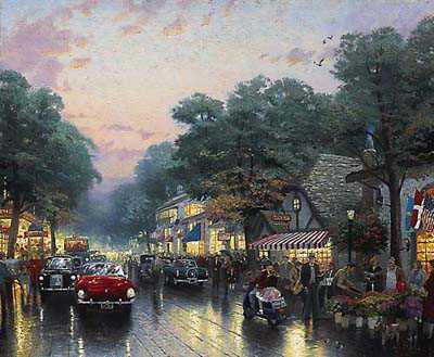 Carmel Delores by Thomas Kinkade Pricing Limited Edition Print image