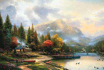 End Perf Day Iiisocnvs by Thomas Kinkade Pricing Limited Edition Print image