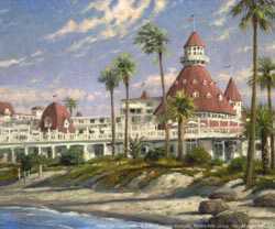 Hotel Coronado by Thomas Kinkade Pricing Limited Edition Print image