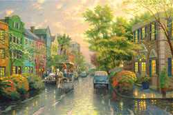 Charleston Suns by Thomas Kinkade Pricing Limited Edition Print image