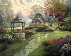 Make A Wish Cottage by Thomas Kinkade Pricing Limited Edition Print image