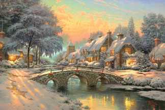 Cobblest Christ Epcnvs by Thomas Kinkade Pricing Limited Edition Print image
