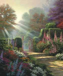 Garden Grace Epcnvs by Thomas Kinkade Pricing Limited Edition Print image
