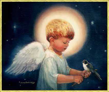 Pray Sm Angel by Mary Baxter St Clair Pricing Limited Edition Print image