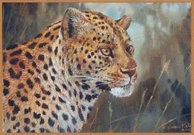 Leopard by Gamini Ratnavira Pricing Limited Edition Print image