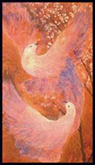Dancing Doves by Leo E Osborne Pricing Limited Edition Print image