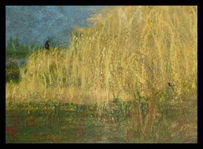 Spring Willow & Frog by Leo E Osborne Pricing Limited Edition Print image