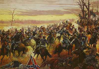 Battle Shenandoah by Mort Kunstler Pricing Limited Edition Print image