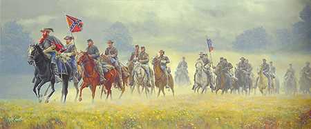 Stuarts Ride by Mort Kunstler Pricing Limited Edition Print image