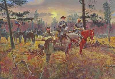 Confederate Sunset by Mort Kunstler Pricing Limited Edition Print image
