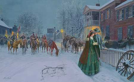 Wayside Farewell by Mort Kunstler Pricing Limited Edition Print image