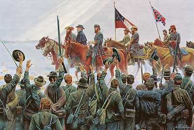 Lees Lieutenants by Mort Kunstler Pricing Limited Edition Print image