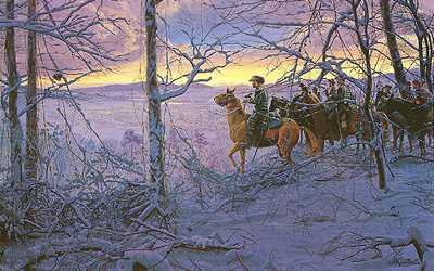 While Enemy Rests by Mort Kunstler Pricing Limited Edition Print image