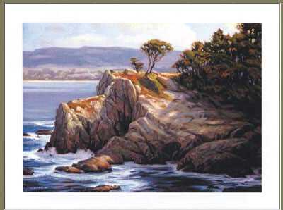 Mid Day Pt Lobos by Jim D Lamb Pricing Limited Edition Print image