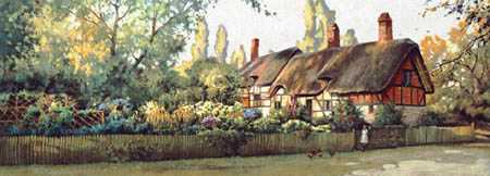 An English Cottage by Paul Landry Pricing Limited Edition Print image