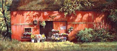 Flower Barn by Paul Landry Pricing Limited Edition Print image