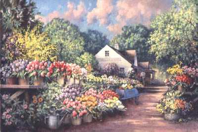 Springtime Garden by Paul Landry Pricing Limited Edition Print image